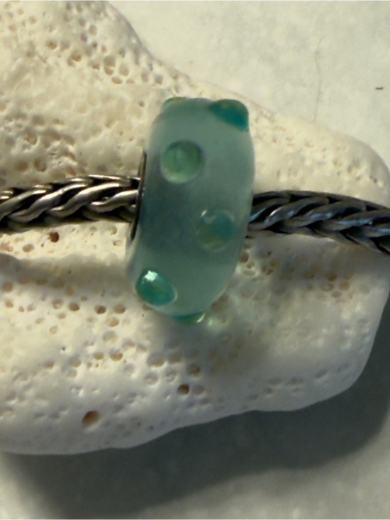 Trollbeads Jewelry - Trollbeads Blue Ice Murano Bead